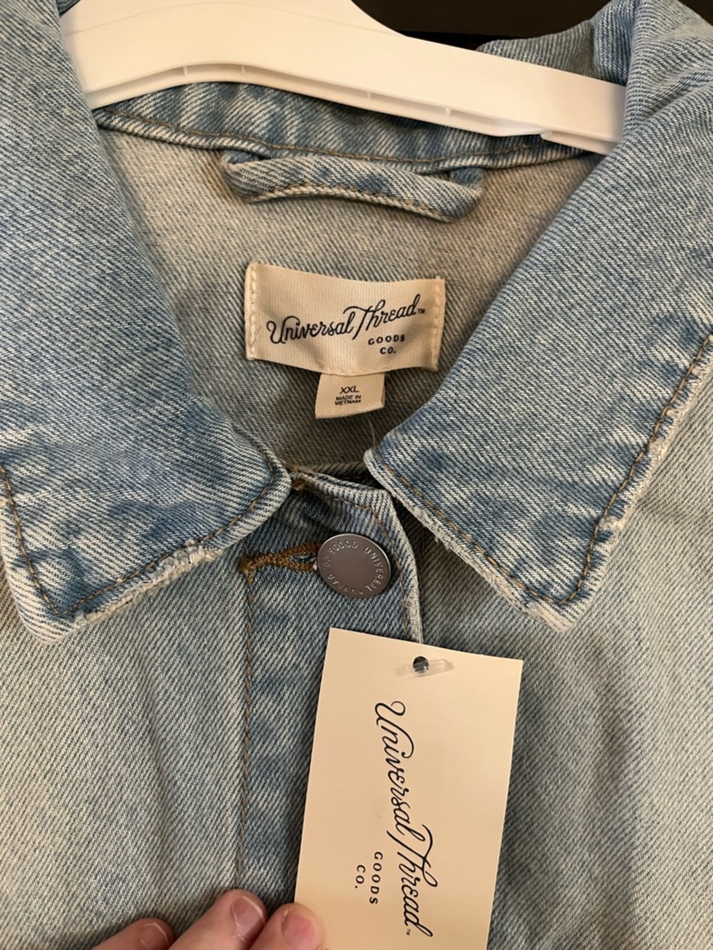 Universal Thread Light Blue Oversized Denim Jacket - Picture 2 of 7